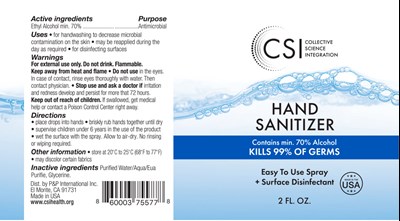 Dosage - CSI 2oz Spray